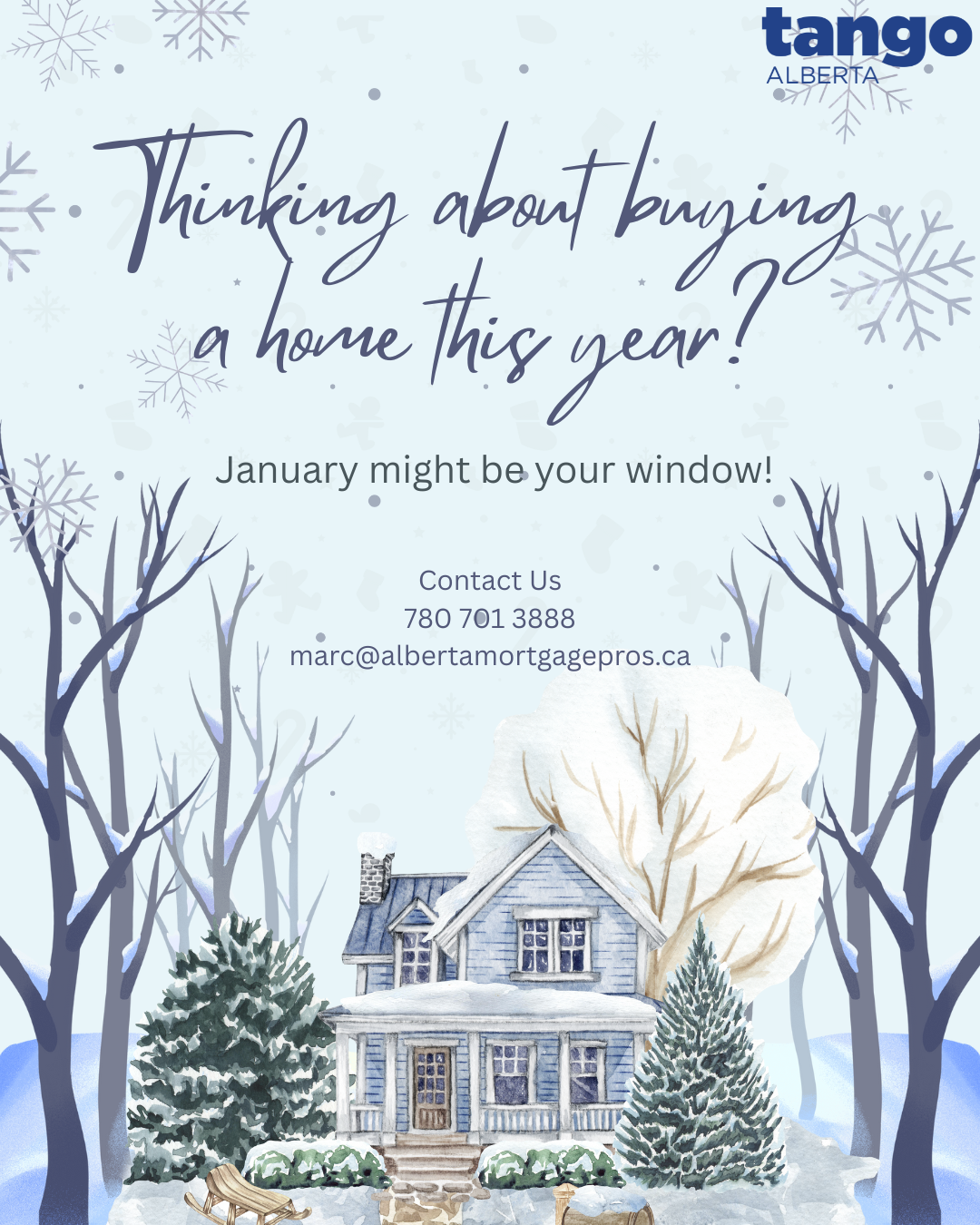 Thinking ABout Buying a Home This Year? January Might be Your Window!